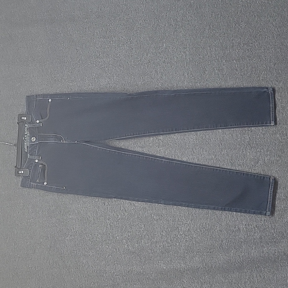 American Eagle Super Stretch Skinny BLue Demin Jeans Womens Size 4, (34 x 30")